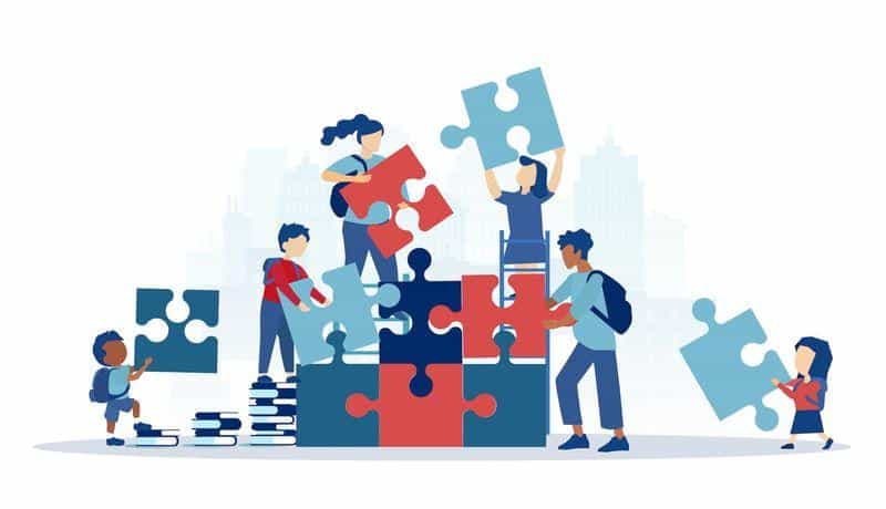 "Flexible, accessible, personalized e-learning benefits for student collaboration."
